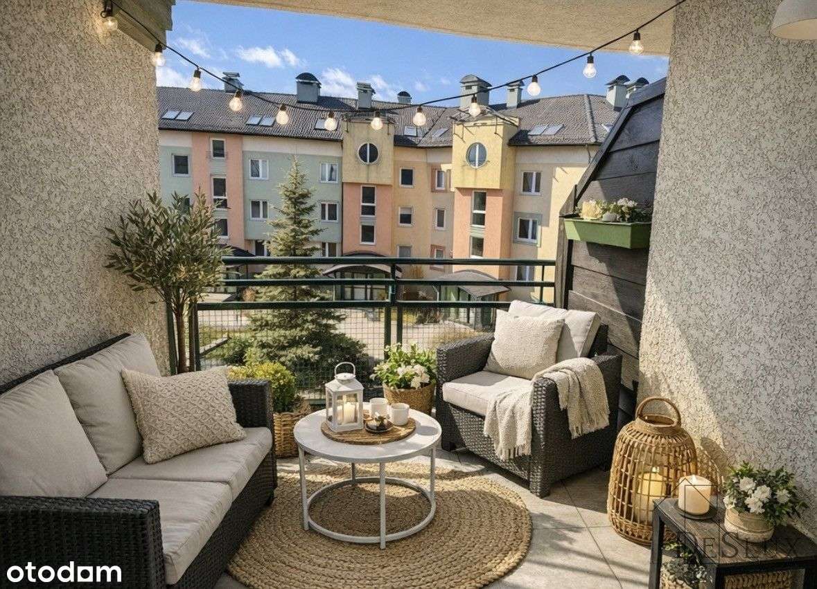 2 pokoje | balkon | zamknięte osiedle | las | Rdes - Pełny obrazek: 3/8