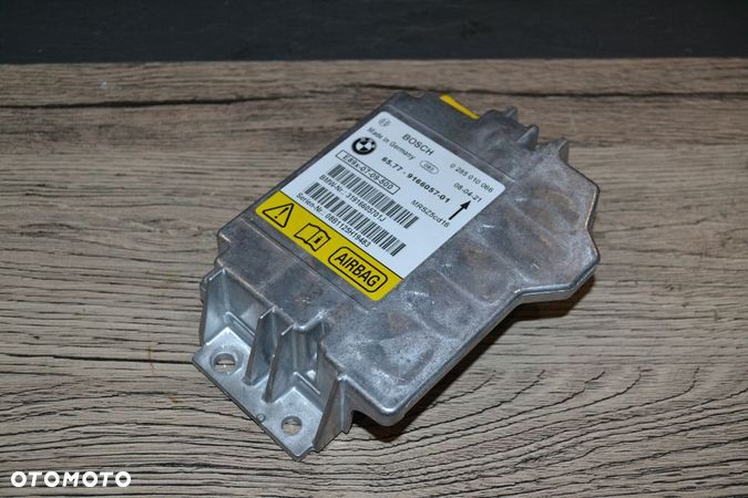 BMW STEROWNIK PODUSZEK SENSOR AIRBAG 0285010066 916605701 - 1