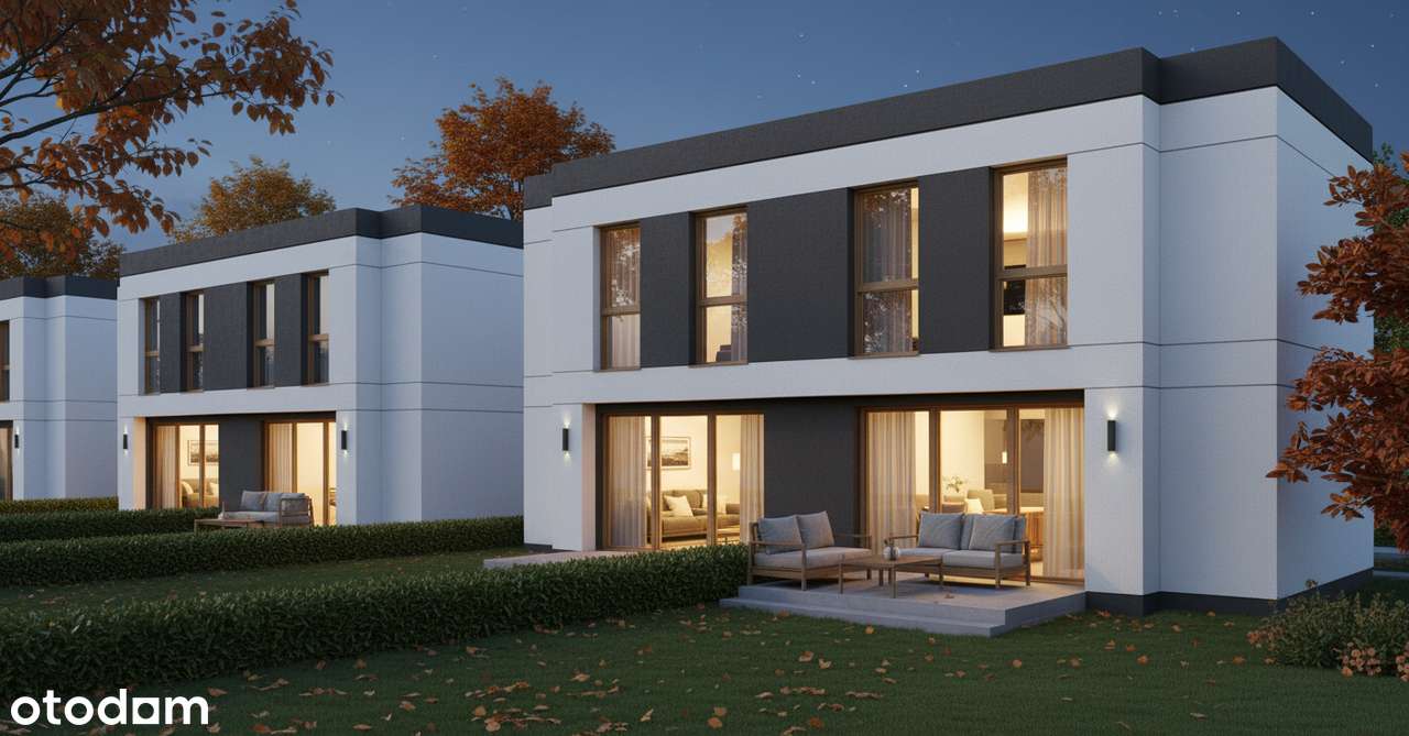 Nowoczesny dom w zabudowie bliźniaczej – Bolszewo, ul. Słowackiego - Pełny obrazek: 4/9