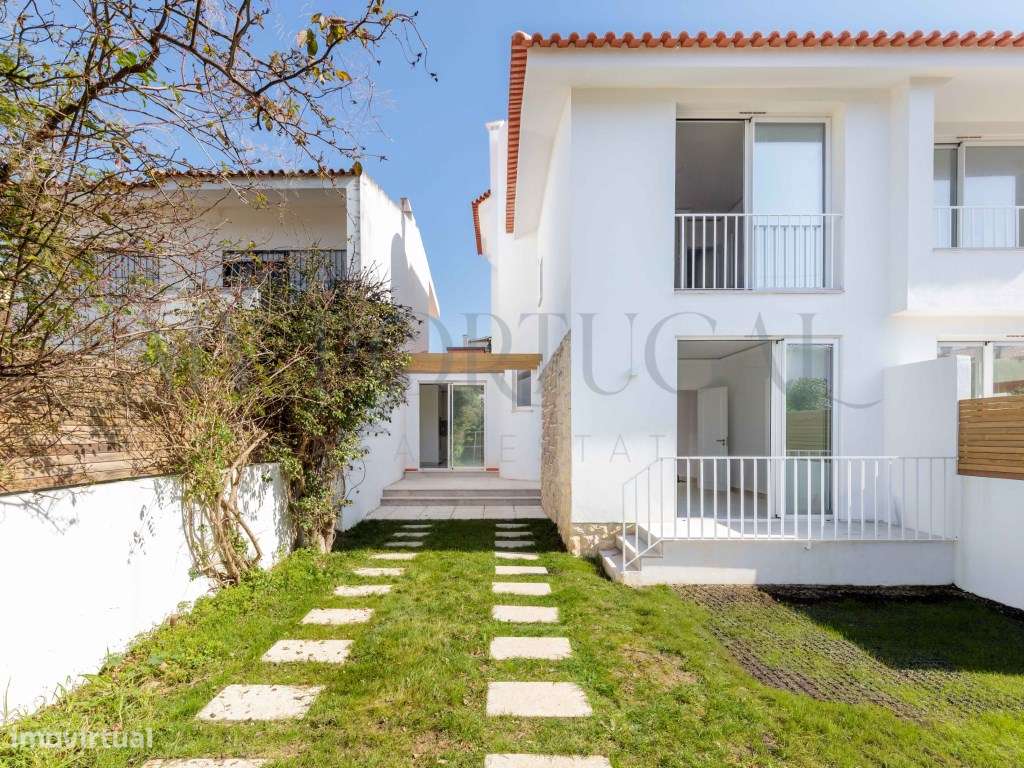 Moradia em banda Contemporânea T3+1 com Jardim Privado e Espaço Ext...-0