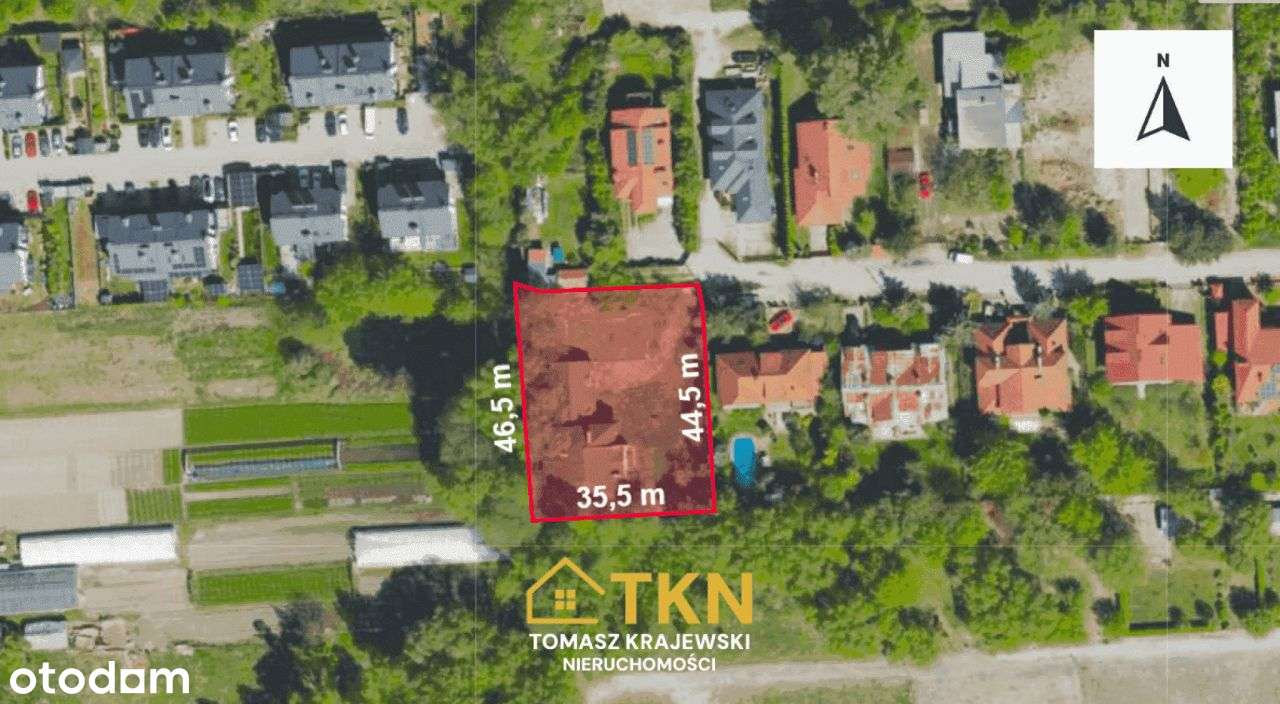 Działka 1620 m² z domem Warszawa-Ursynów-2