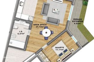 Apartamento T1 Vila Nova de Gaia - Novo - PRONTO A HABITAR