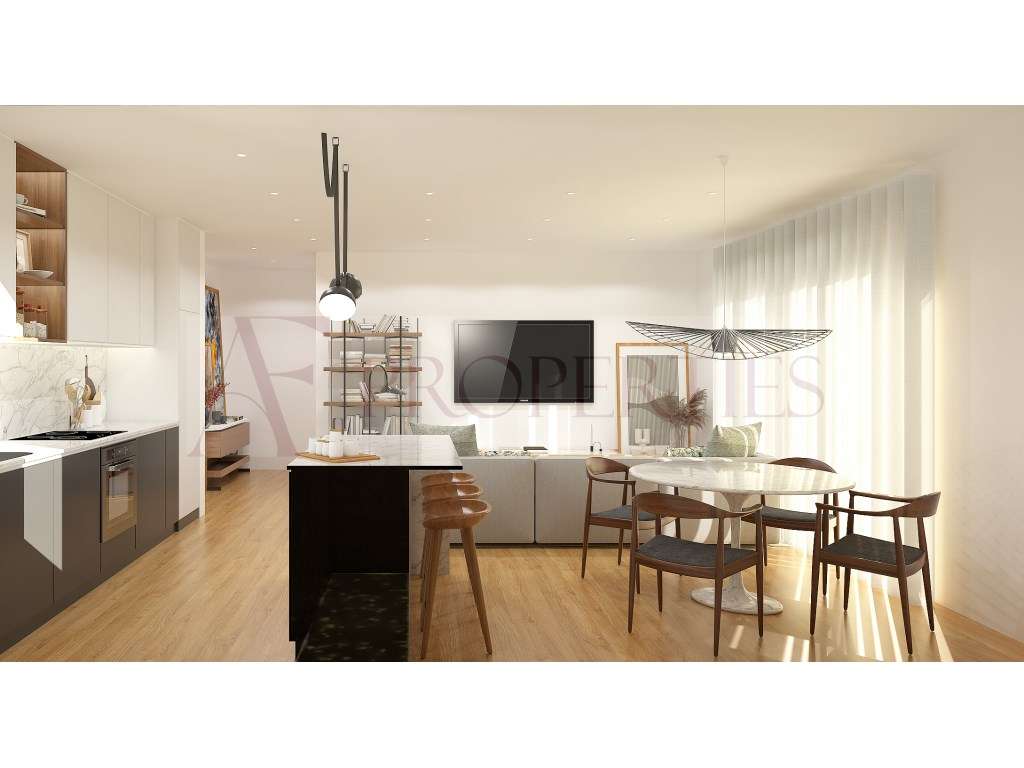 Moradia T3 em construção com garagem e espaço exterior-6