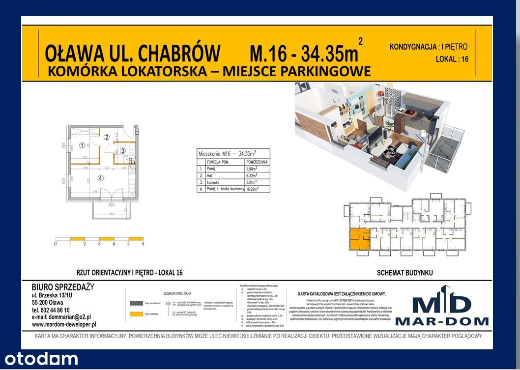 Oława2pokoje-Ip-34,35m2-balkon-klimatyzacja-winda