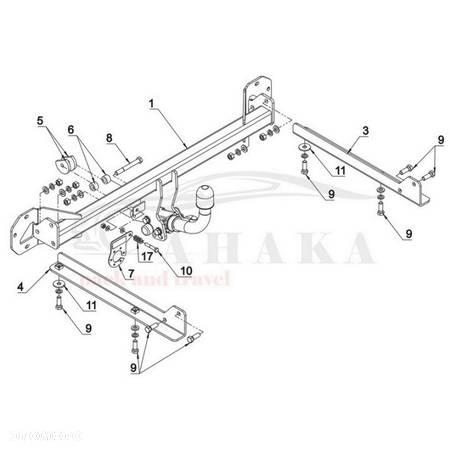 Hak Holowniczy Automat Do Honda Civic Tourer Kombi Od 2014 - 3