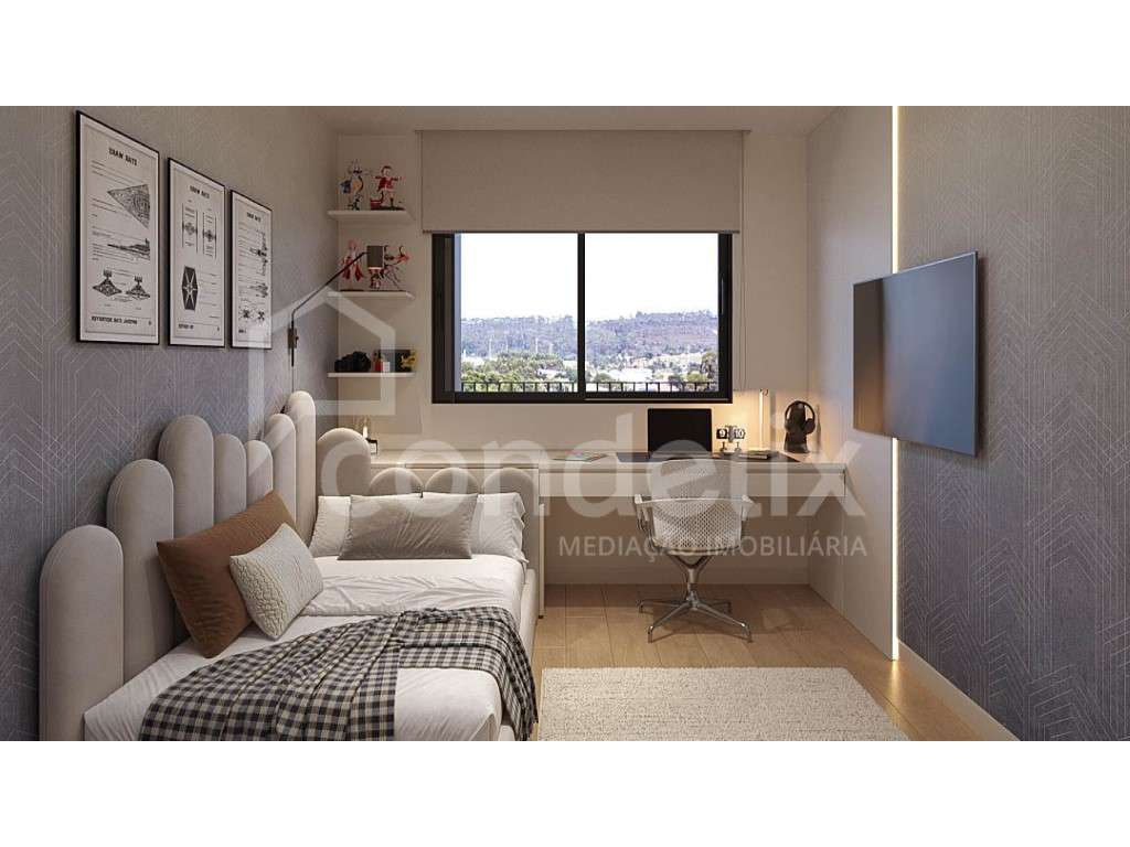 Apartamento T3 com terraço para venda em Valongo-10