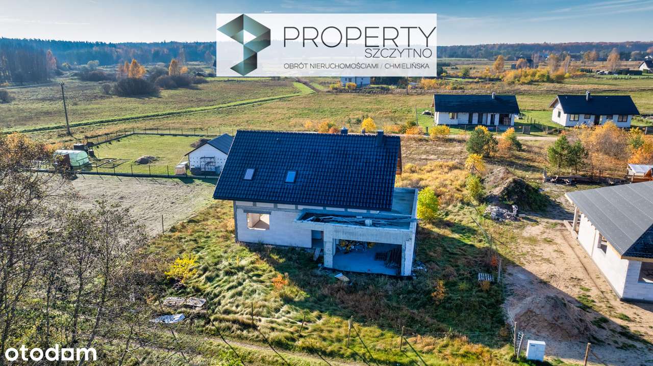 Nowoczesny dom w stanie surowym otwartym ,Nowe Gizewo-4