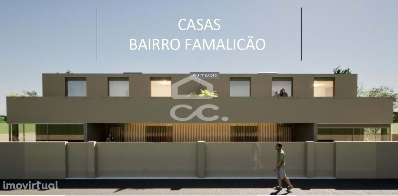 Moradias Geminadas T3 em Bairro - Vila Nova de Famalicão