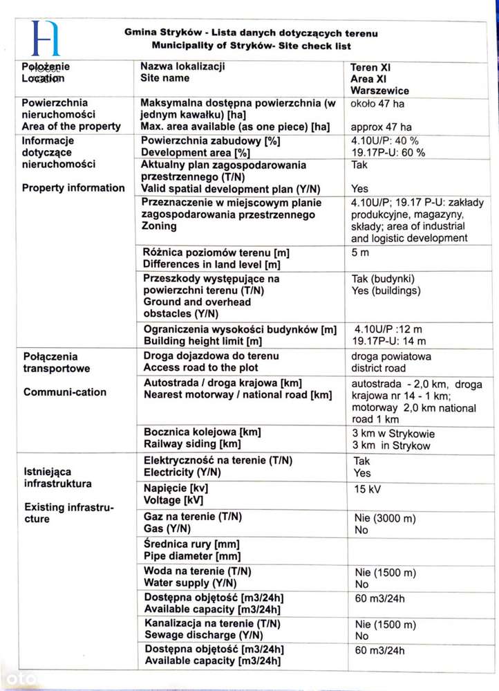 2 działki inwestycyjne w Strykowie.-7
