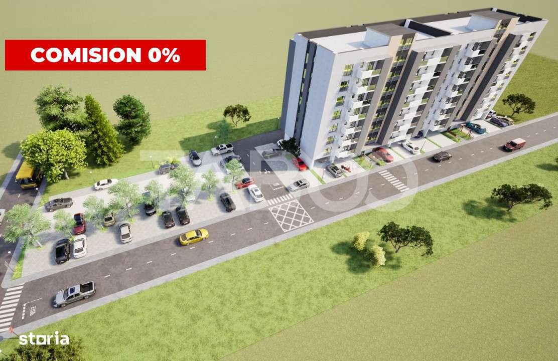 Apartament FARA COMISION 3 camere si balcon Sibiu Dna Stanca - Imagine principală: 4/6