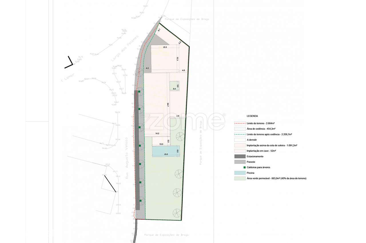 VIABILIDADE CONSTRUTIVA EM PELAMES - BRAGA - CONSTRUÇÃO DE HOTEL - Grande imagem: 4/11