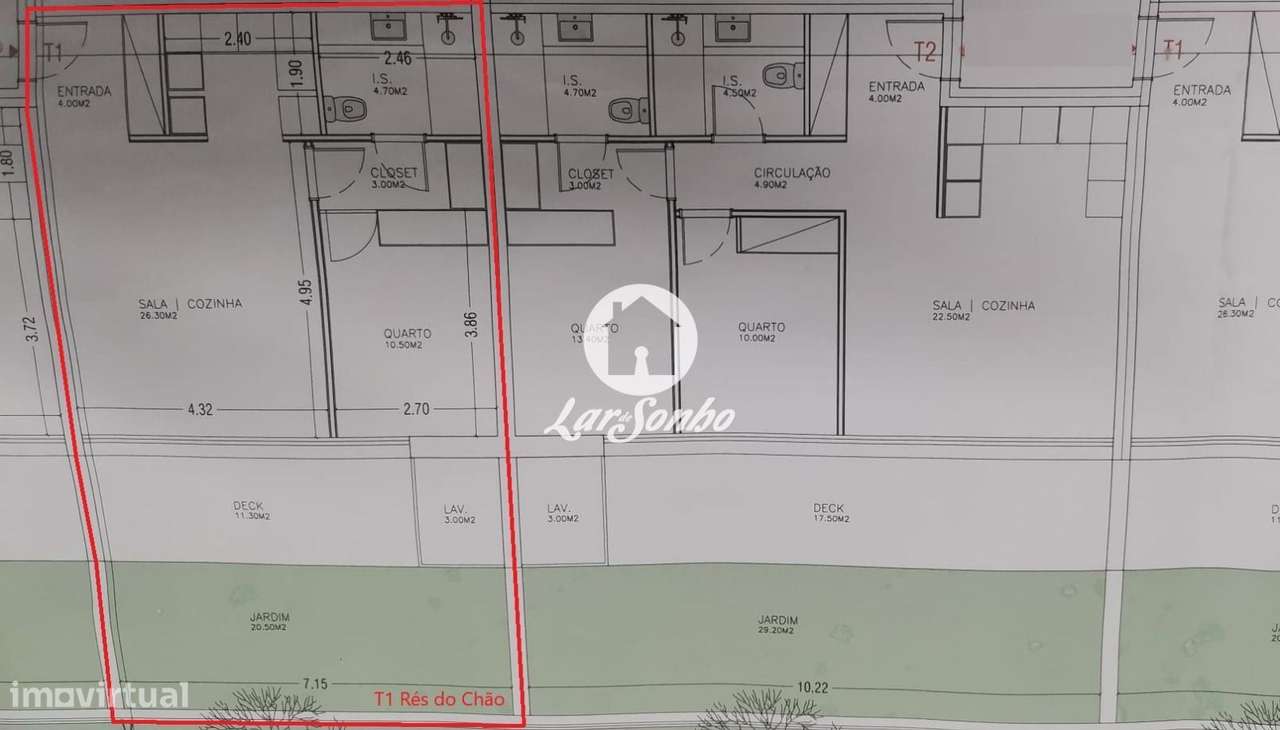 Apartamentos T1 NOVOS com terraço Lugar de Garagem por 225.000€ em ...-9