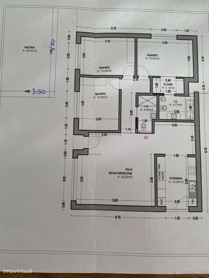 Apartamento T2 Queijas-18