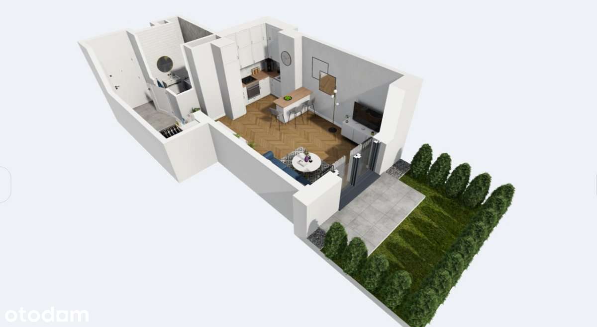 Bez Prowizji!Promocja, Bonusy! Kawalerka z Ogródki - Pełny obrazek: 4/6