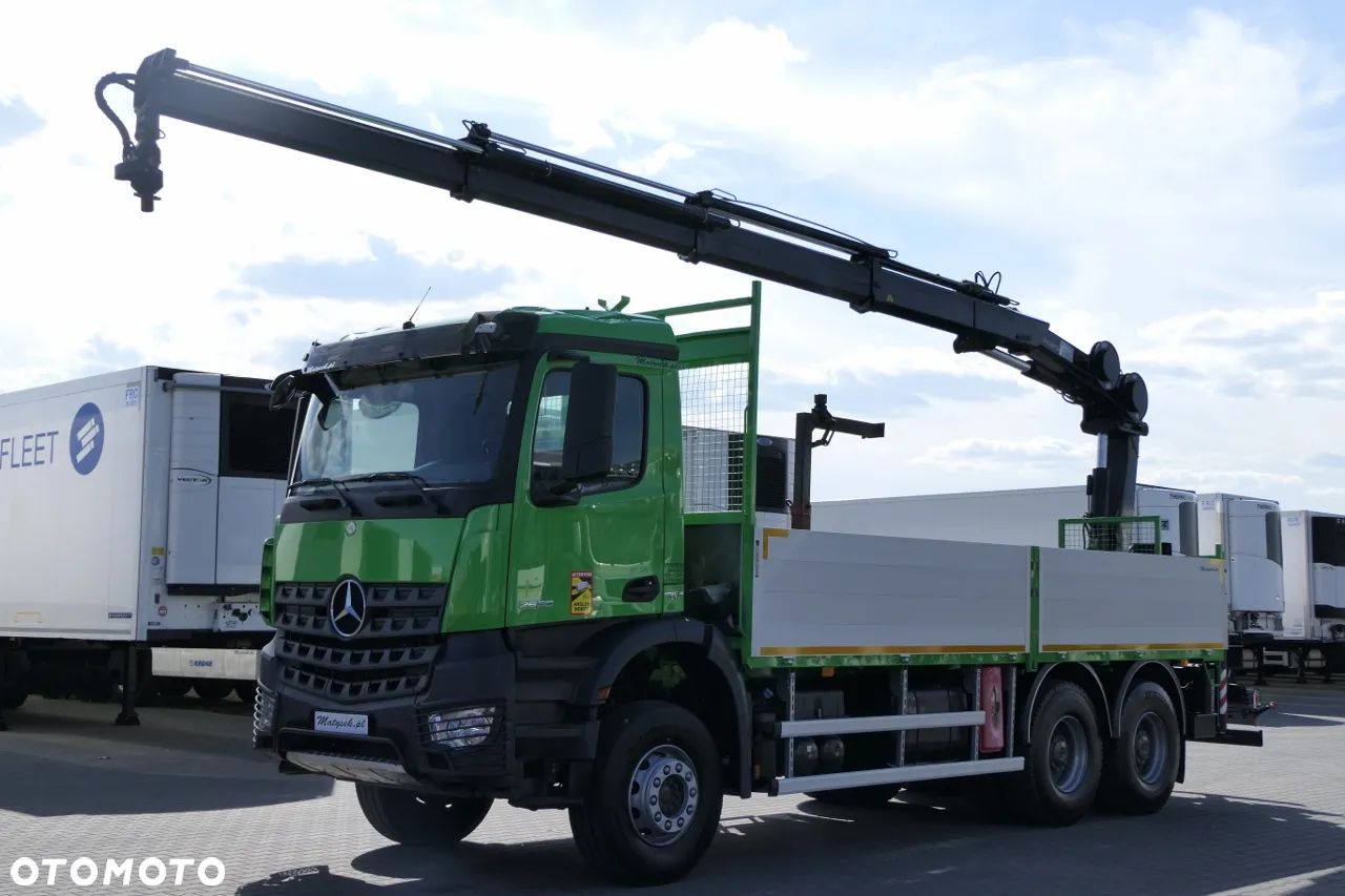 Mercedes-Benz AROCS 2636 / 6x4 / SKRZYNIOWY - 6,4 M /+ HDS HIAB 144 wysów: 10,4 M / EURO 6 / ROTATOR / - 1