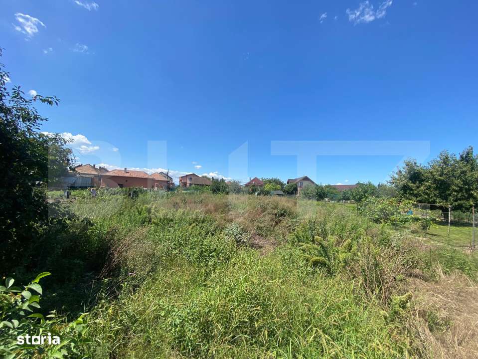 Investitie in Apahida – 1411 mp, toate utilitatile, zona cu regim pe - Imagine principală: 4/9