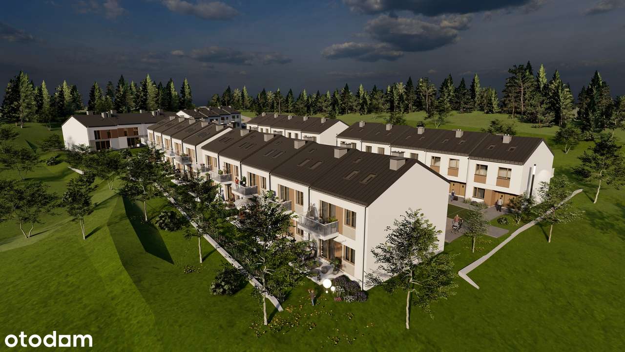 Mieszkanie w zabudowie szeregowej_ Ogród 80m !-6