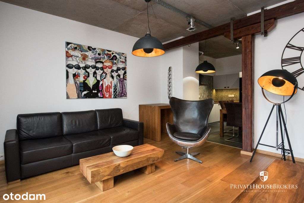 Klimatyczny loft na Zabłociu - 2 pokoje. - Pełny obrazek: 2/15