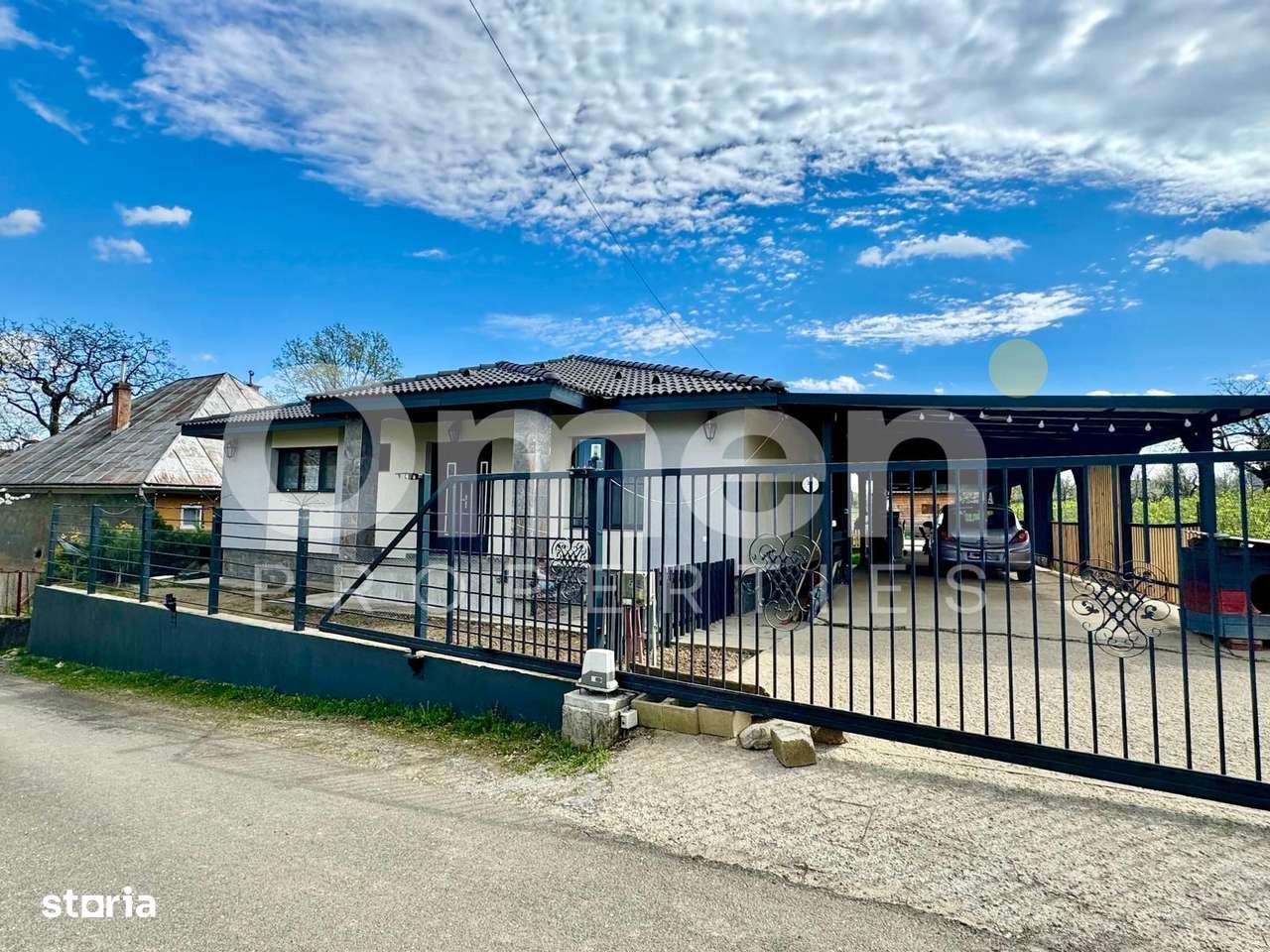 Casă nouă pe un nivel + teren 1450 mp | foișor rustic | Satu Nou de Su-0