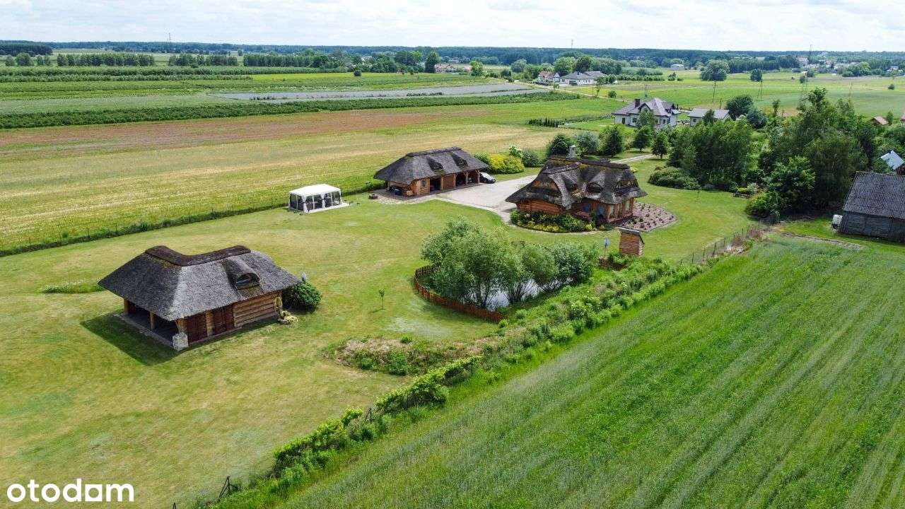 Góralski dom z bala na działce ponad 1ha -Siedlce - Pełny obrazek: 4/20