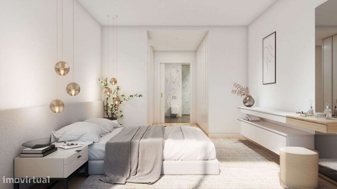 T3 em condomínio com piscina, jardim e ginásio-5