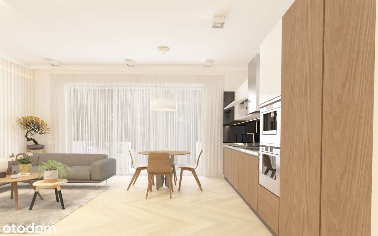 Nowoczesny segment z ogródkiem i garażem | Modrzewiowa Park |-13