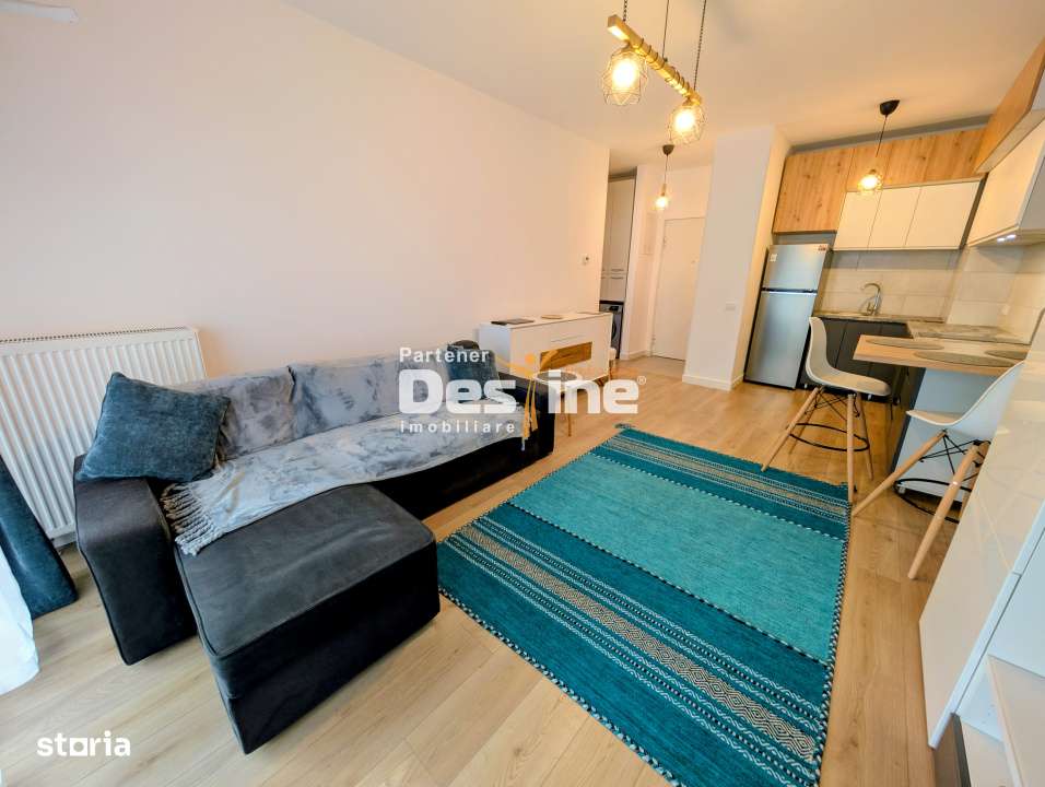 Apartament modern 51mp mobilat utilat loc de parcre boxa Silk District - Imagine principală: 5/15