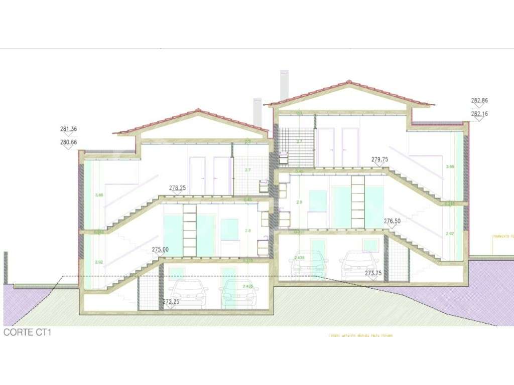 Terreno com Projeto para duas Moradias Geminadas - Grande imagem: 5/14