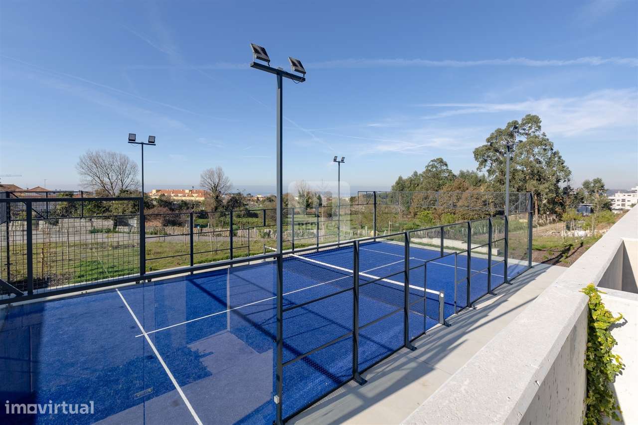 T2 Novo com Varanda Condomínio com Piscina em Canidelo - Grande imagem: 3/24