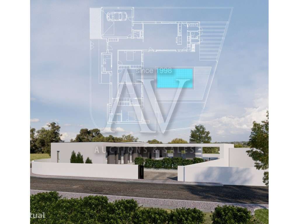 Moradia de luxo, V4, térrea, isolada e com piscina - Grande imagem: 5/28