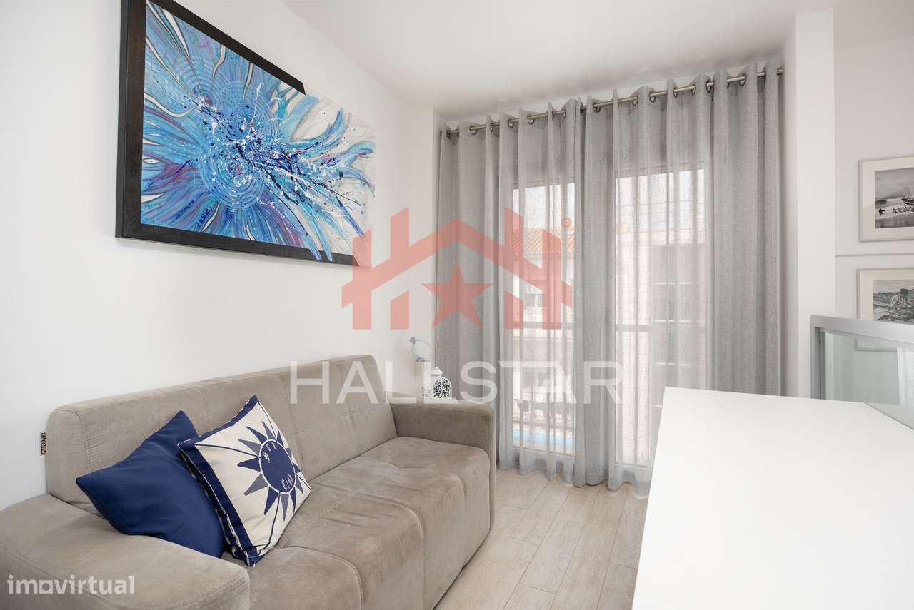 Apartamento T1+1 / Totalmente Mobilado e Equipado / Vista Mar / Nazaré - Grande imagem: 3/24