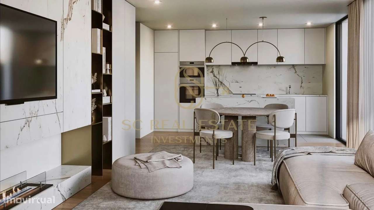 Apartamento T1 Novo Último Piso Canidelo-5