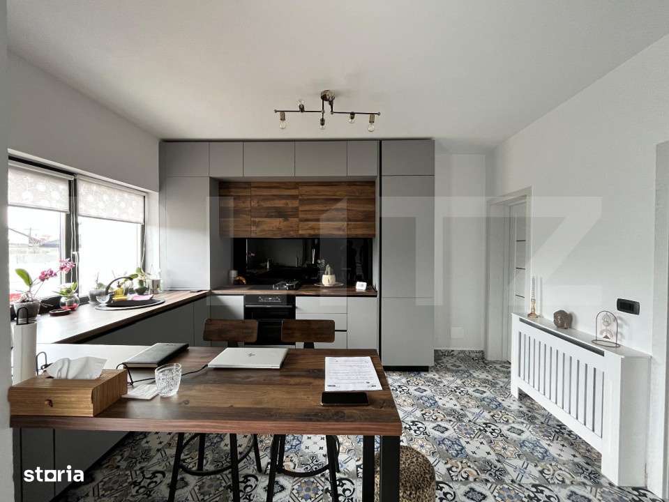 Duplex nou mobilat/utilat modern, P + E de 101 mp utii, cu teren 190 m - Imagine principală: 3/16