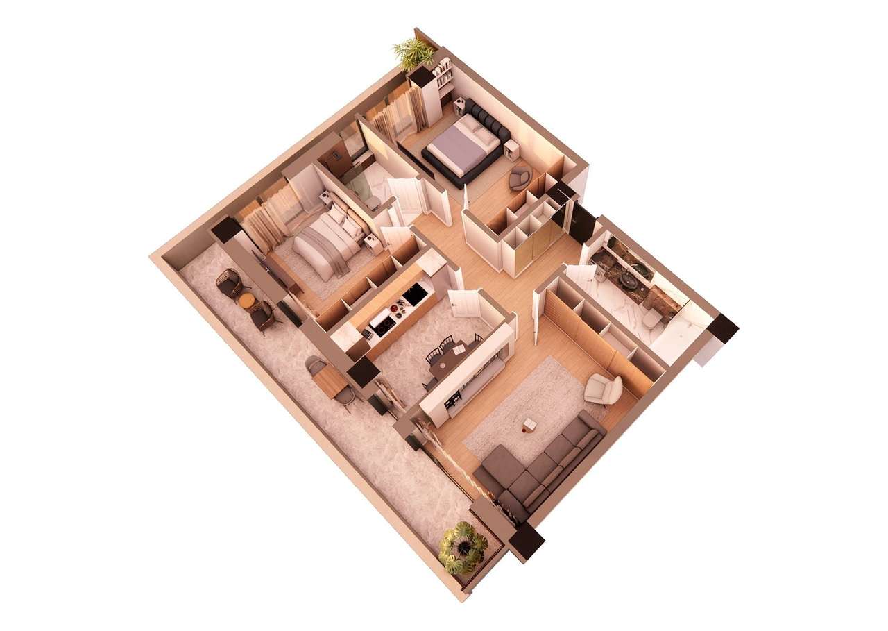 Apartament 3 camere - Imagine principală: 2/6