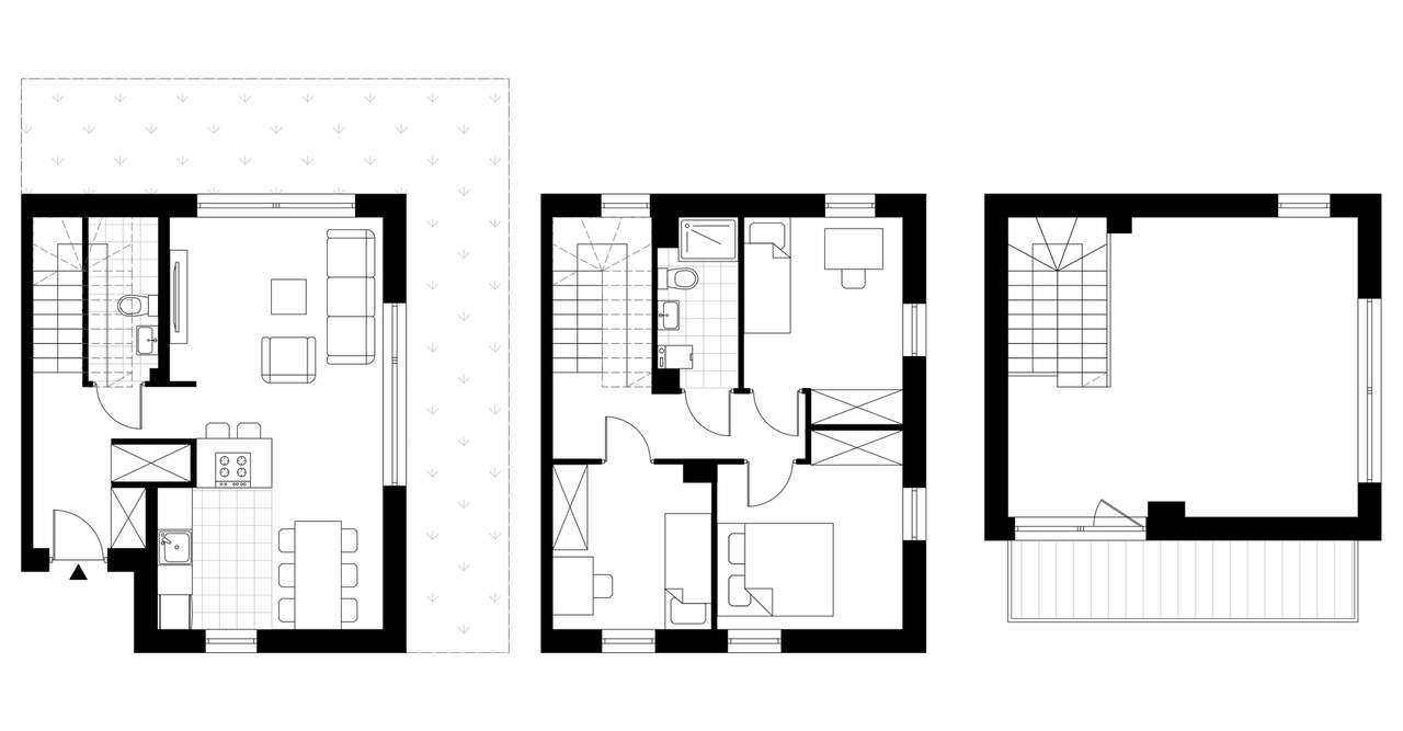 Kameralne osiedle - 12 domów | 4-pok. dom | 31F - Pełny obrazek: 3/8