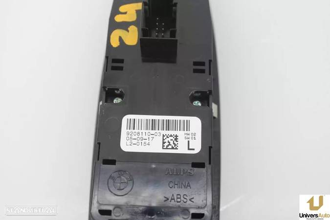 COMANDO ELEVADOR DE VIDRO FRONTAL ESQUERDO BMW 1 2018 -9208110 - 3