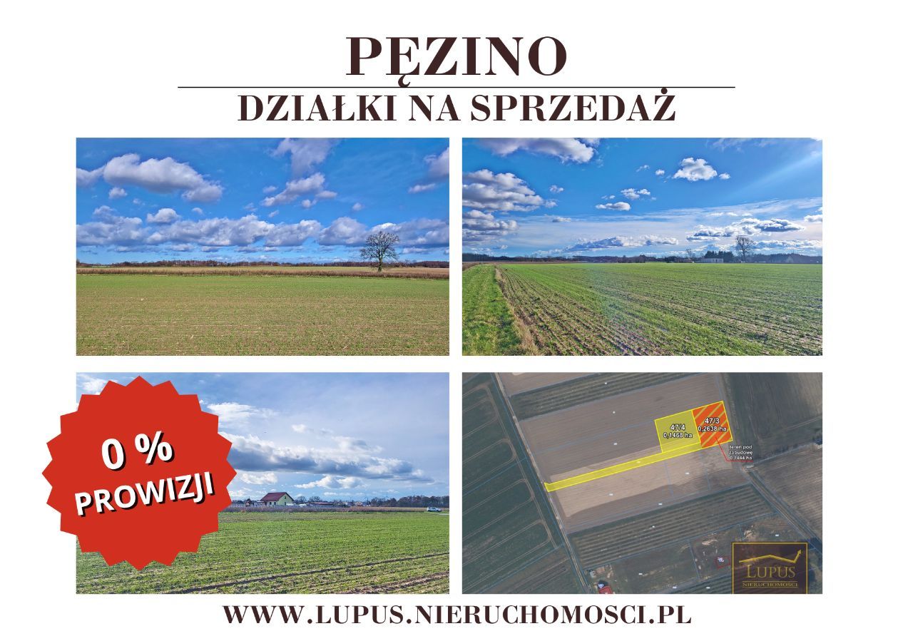 Działki na sprzedaż w Pęzinie