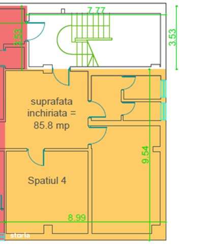 Spatiu birouri 86 mp in vecinatatea Cargus, Curtea de Apel - Imagine principală: 4/6