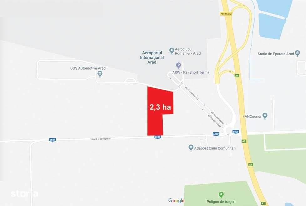 Teren industrial în vecinătatea aeroportului - Imagine principală: 1/3