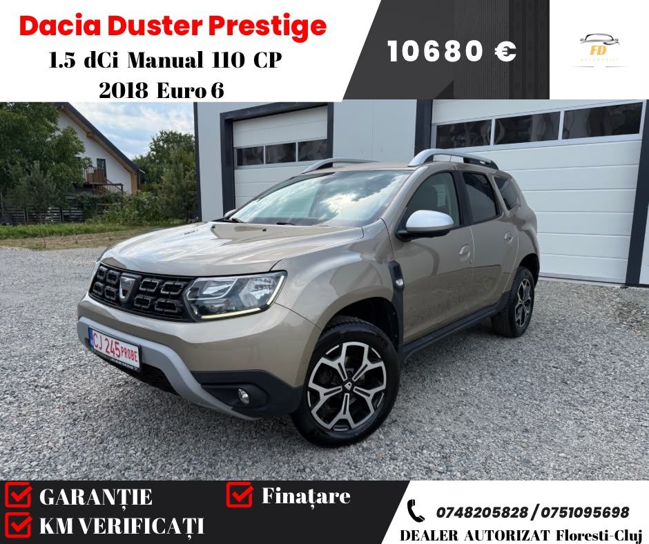 Dacia Duster II [2018 - Prezent] 1.5 dCi 4x2 Prestige 2018