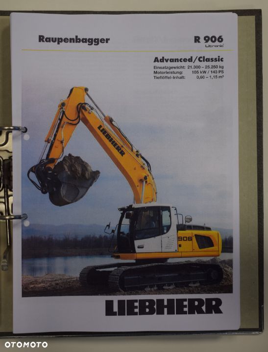 DTR, Instrukcja obsługi Liebherr R 906 - 1