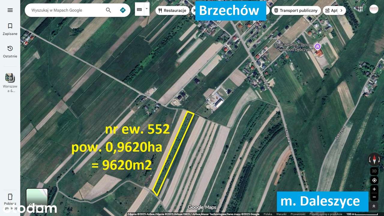 działka rolna pretendująca do budowlanej w przyszłości-2