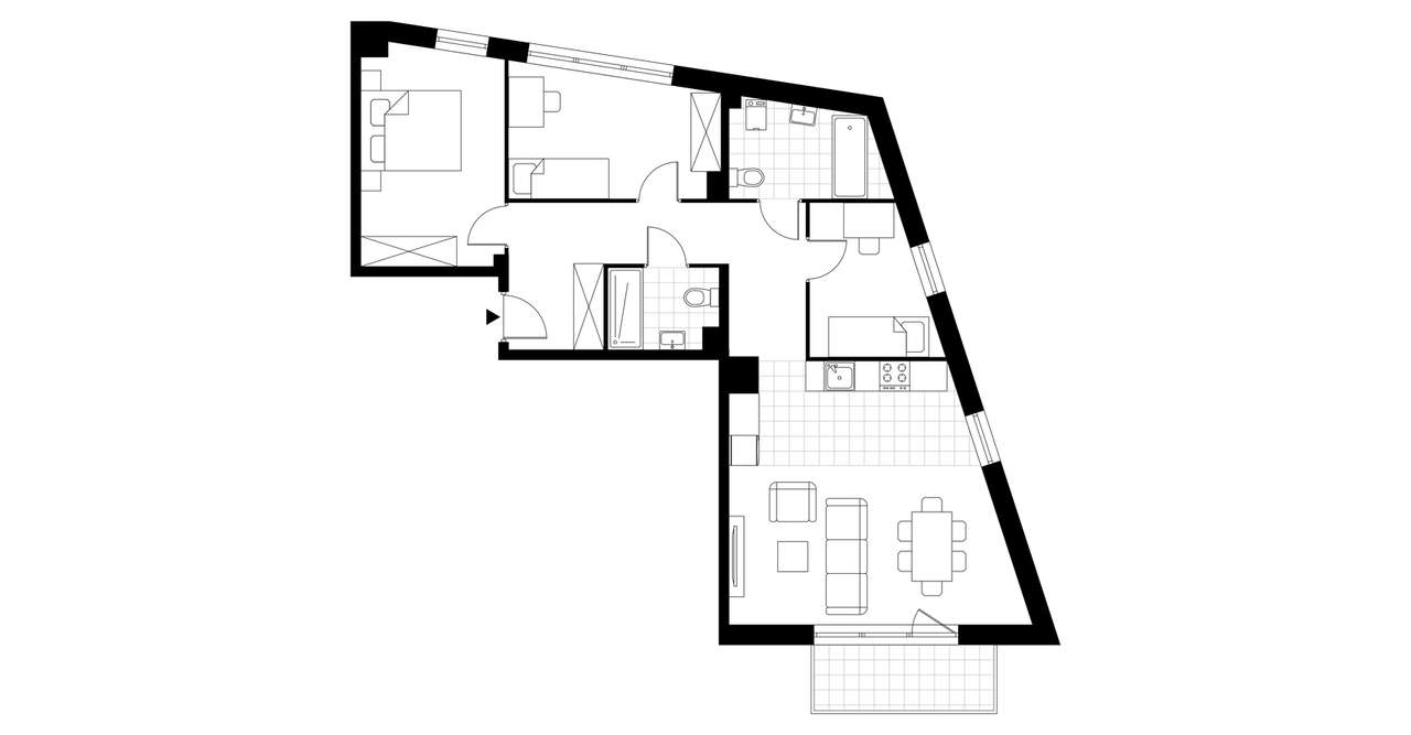 4-pokojowe mieszkanie 78m2 + balkon Bez Prowizji - Pełny obrazek: 3/8
