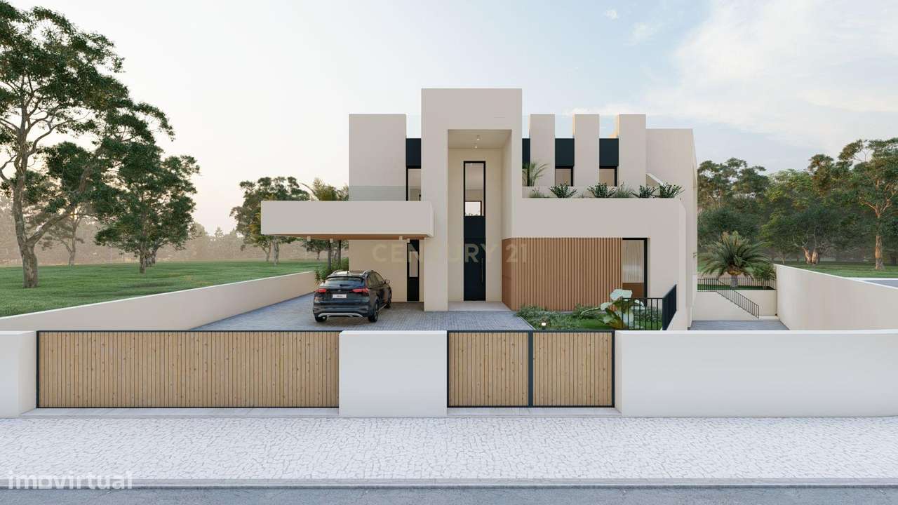 Lote urbano com projeto para moradia contemporânea com piscina - Grande imagem: 4/16