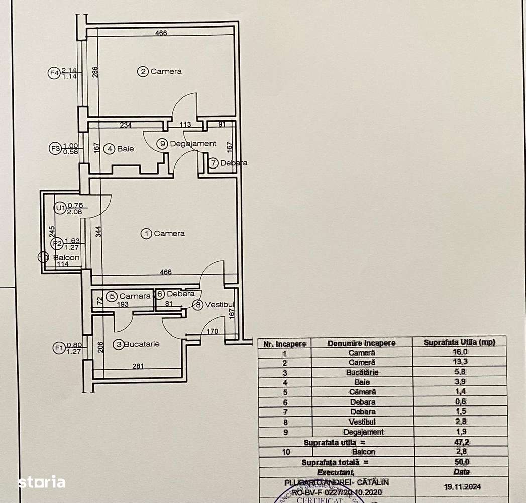 Apartament Astra/Gemenii, etaj 2/4, Comision 0!-9