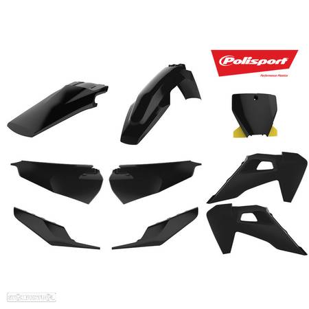 kit plasticos polisport preto husqvarna fc 250 / 350 / 450 - 1