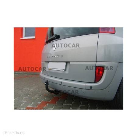 Carlig de remorcare pentru Renault  ESPACE - V, si grand, van (JKO/1) - sistem semidemontabil -cu suruburi - din 2002 - 8