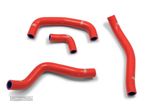 kit tubos radiador samco honda crf 250r /rx vermelho - 1