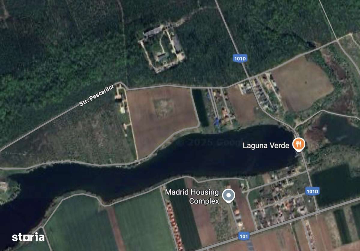 Teren cu acces direct la lac, între pădure și apă – Moara Vlăsiei-2