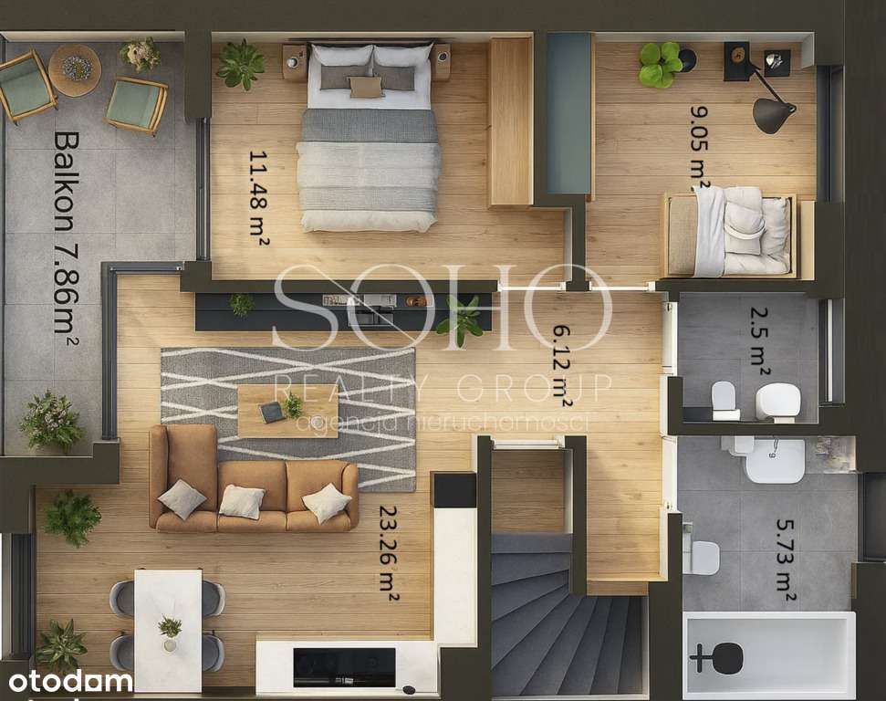 Skawina, ulica Skawińska, 94m2, 4 pokoje - Pełny obrazek: 4/10